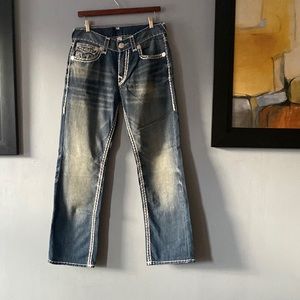 TRUE RELIGION MEN SIZE 31 x 30 COLOR BLUE